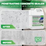 1 Gallon Penetrating Concrete Sealer for Outdoors