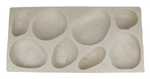 River Rock Flats Concrete Stamp Mold, 23.75x11.5
