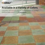 Vivid Acid Stain for Weathered Terracotta Concrete