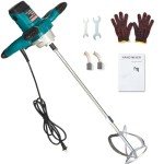 2300W Portable Electric Concrete Mixer with Adjustable Speed