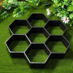 Hexagon Concrete Stamps for Garden Walkways
