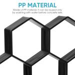 Hexagon Concrete Stamps for Garden Walkways