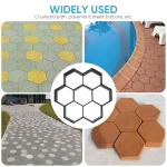 Hexagon Concrete Stamps for Garden Walkways