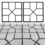 High-Quality Concrete Pathway Stamp Set - 2 Pack