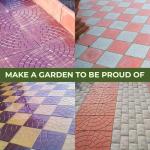 4-Piece Cobblestone Concrete Paving Mold Set