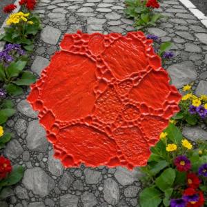 Wood Grain Concrete Stamp and Molds Set