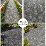 Wood Grain Concrete Stamp and Molds Set