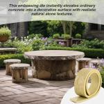 4" x 78.7" Concrete Edge Form Mold Stamp