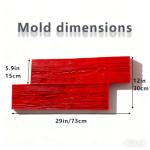 Wood Grain Concrete Stamp and Texture Molds