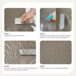 Nichiyo Concrete Texture Roller for DIY Patterns