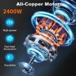 Powerful 2400W Handheld Electric Cement Mixer