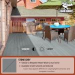Stone Gray Liquid Rubber Deck Coating - 1 Gallon