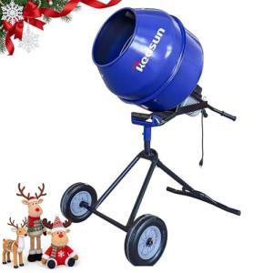 Redsun Electric 5 Cu Ft Portable Concrete Mixer
