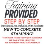 Small Concrete Texture Stamp Kit for Projects