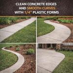 Plastic Flex Forms for Concrete Curbs & Flatwork