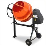 Portable Electric Concrete Mixer 5 Cu Ft