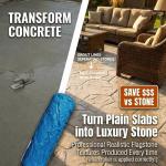 Weathered Flagstone Concrete Stamping Texture Roller