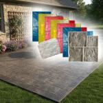Slate Stone Stamp Set for Concrete Mats