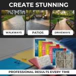 Slate Stone Stamp Set for Concrete Mats