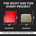 Slate Stone Stamp Set for Concrete Mats