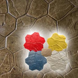 Random Stone Concrete Stamps - Set of 5