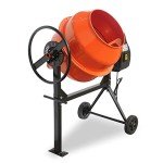 Portable Electric Concrete Mixer 5 Cu Ft