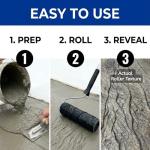 Italian Slate Concrete Stamp Roller for Beautiful Designs