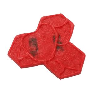 Concrete Stamps Mats Rectangular Concrete Molds with Carrying Handles, Stone Tile Cement Texture Mat Seamless Stamp Mold for Natural Textures on Walls or Ground (14.17 * 14.17in)