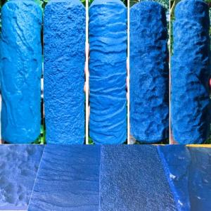 Concrete Texture Roller Stamp Set - 5 Rollers, 4 Stamps