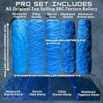 Concrete Texture Roller Stamp Set - 5 Rollers, 4 Stamps