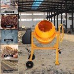 Portable 5.0 Cu Ft Electric Cement Mixer