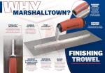 Marshalltown 12" Concrete Finishing Trowel with Handle
