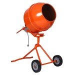 Portable 5.0 Cu Ft Electric Cement Mixer