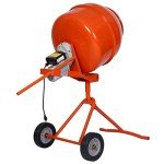 Portable 5.0 Cu Ft Electric Cement Mixer