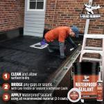 Liquid Rubber Waterproof Sealant for Roofs & More