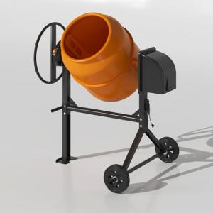 Portable 5.0 Cu Ft Electric Cement Mixer