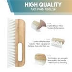 Nichiyo Handle Trowel Hand Finish Concrete Trowel with Comfort Handle for Texturing Concrete in Curbs, Gutters and Other Hard to Reach Areas(WT402C)