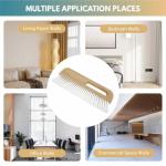 Nichiyo Handle Trowel Hand Finish Concrete Trowel with Comfort Handle for Texturing Concrete in Curbs, Gutters and Other Hard to Reach Areas(WT402C)