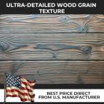 Wood Grain Concrete Texture Flexible Stamp Mat 24"x9