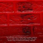 Professional Polyurethane Concrete Stamp Mat 45.5 x 19.8 cm