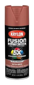 Krylon Fusion Adhesive Spray Paint, 12 oz, Brick