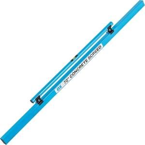 Pro Series 72" Aluminum Concrete Screed with Level Vial