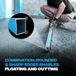 Pro Series 72" Aluminum Concrete Screed with Level Vial