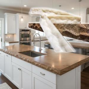 GlobMarble 2" x 8' Concrete Edge Form Liners