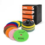 15pc Diamond Polishing Pads for Concrete & Stone