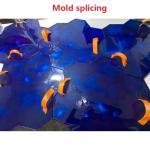 Notched Slate Concrete Stamp Mats - 30"x30" Set