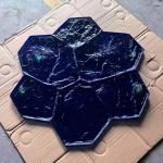 Notched Slate Concrete Stamp Mats - 30"x30" Set