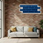 Vertical Brick Stone Wall Concrete Stamp Mat