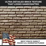 Vertical Brick Stone Wall Concrete Stamp Mat