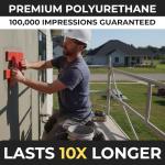 Vertical Brick Stone Wall Concrete Stamp Mat